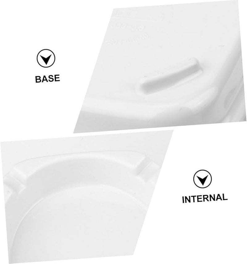 كابيلوك 3 قطع منفاخة سجائر خارجية بيضاء بغطاء، منفاخة سجائر محمولة مربعة سهلة التنظيف - Image 5